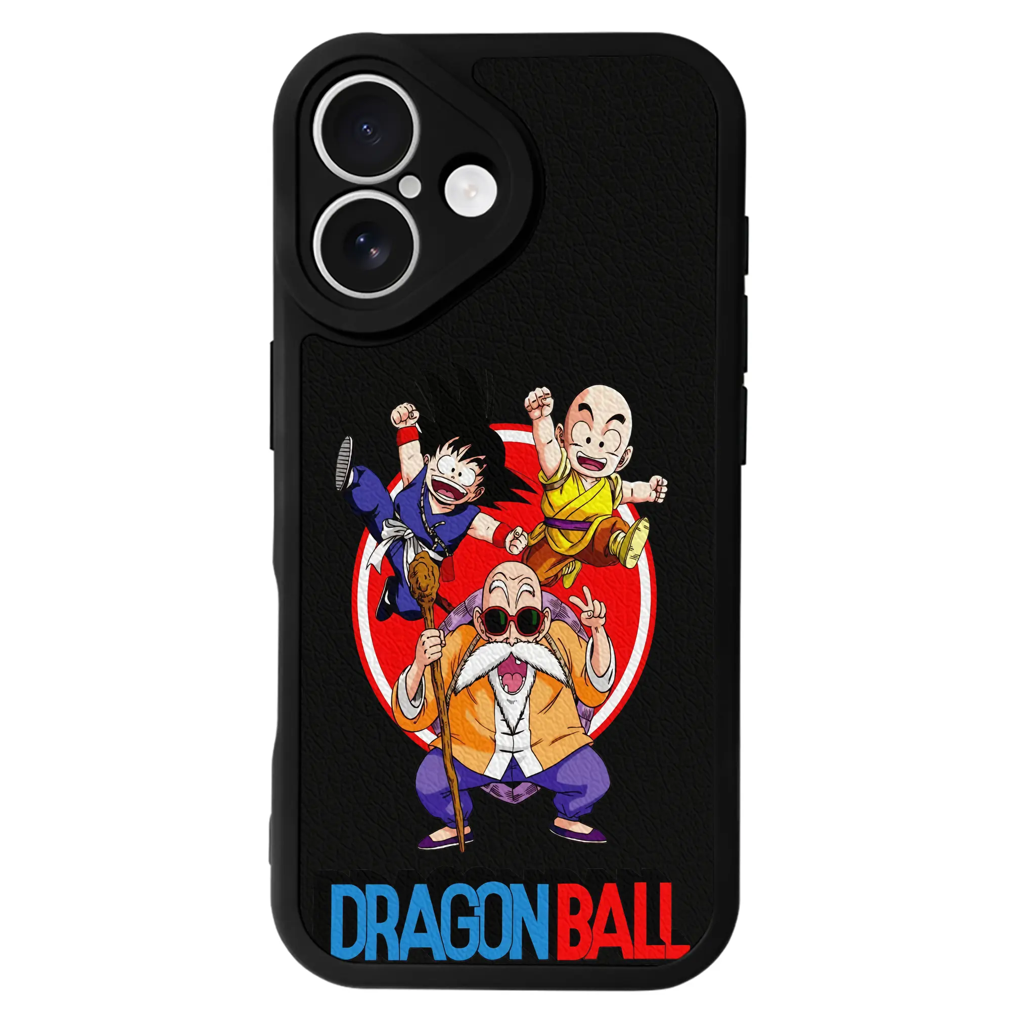ドラゴンボール グッズ 亀仙人 - IPhone 16シリーズ対応 ・ シリコンスマホケース ・ レザー調 ・ 高精度フィット ・ 耐衝撃 ・ ワイヤレス充電対応 ・ 精密カット